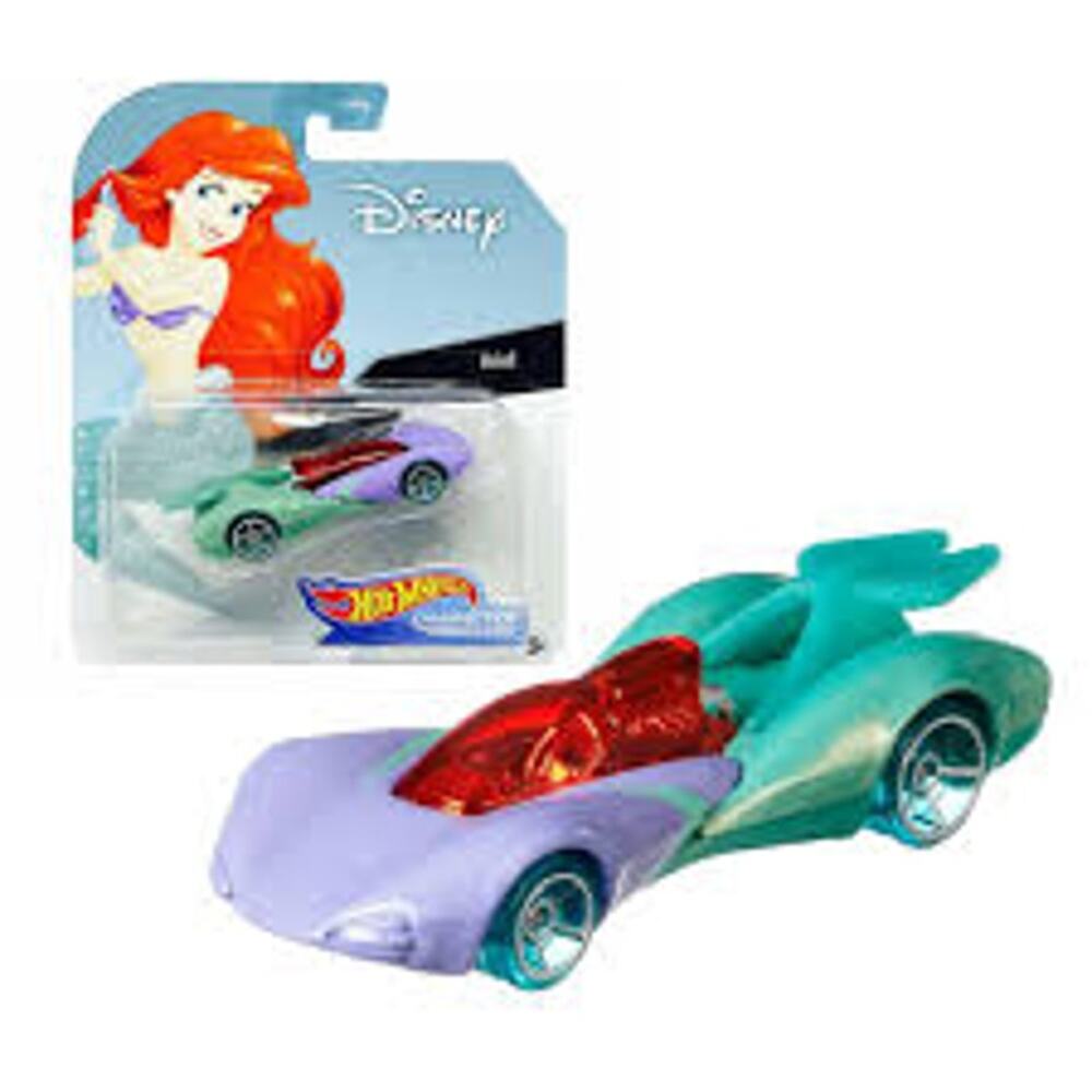 Hot Wheels Disney's The Little Mermaid Ariel Car Purple and Teal and Olaf